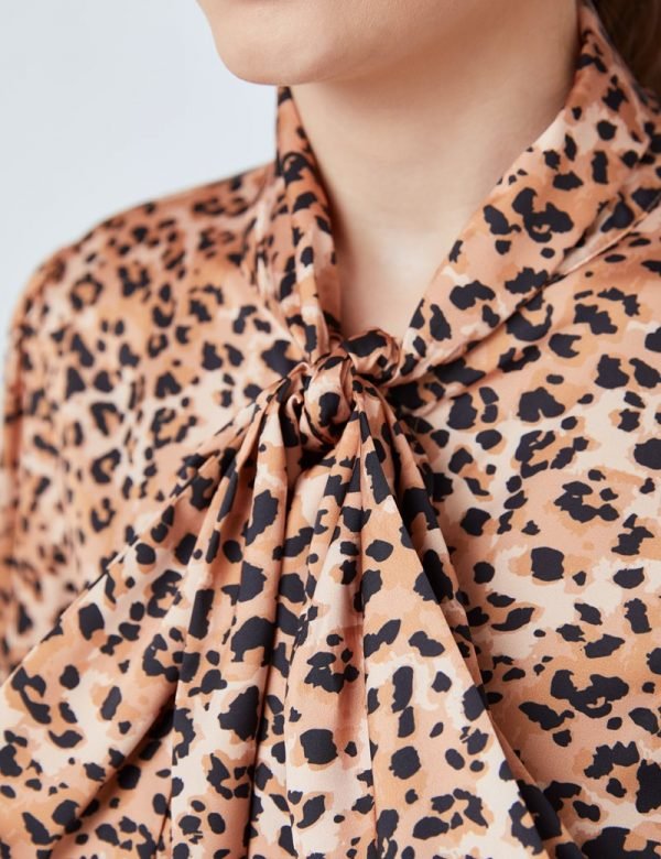 H & C Women Leopard Brown & Black
