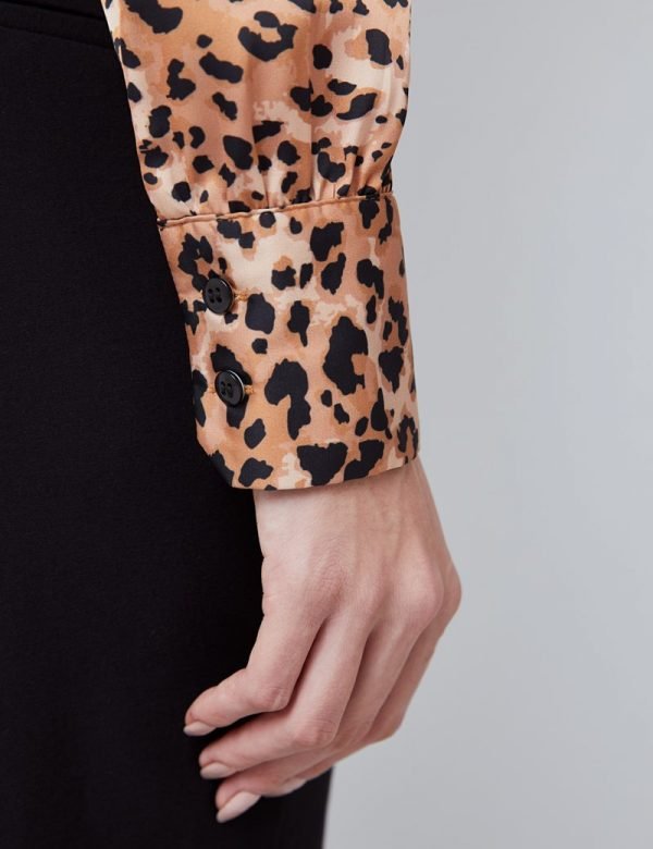 H & C Women Leopard Brown & Black