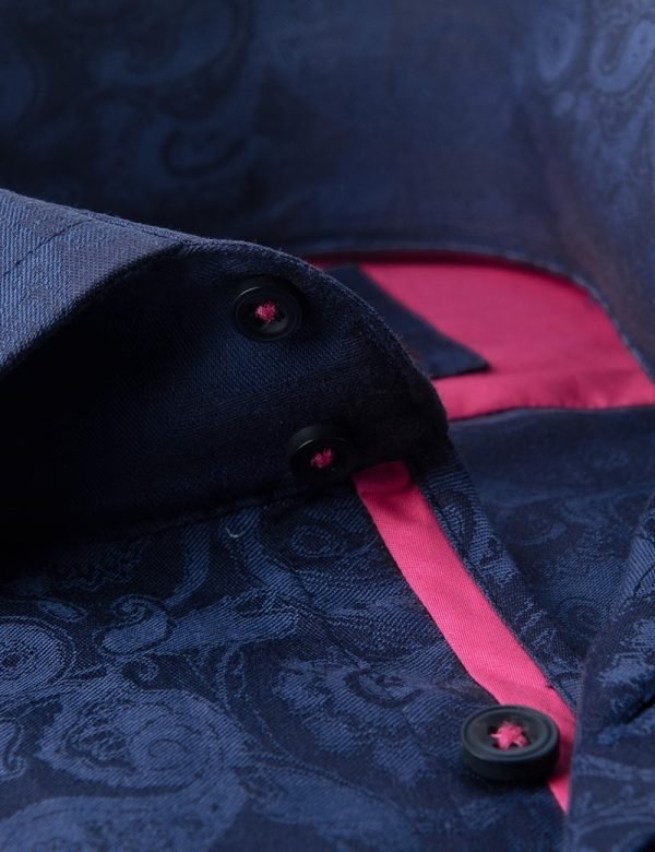 Hawes & Curtis Men Navy York Shirt