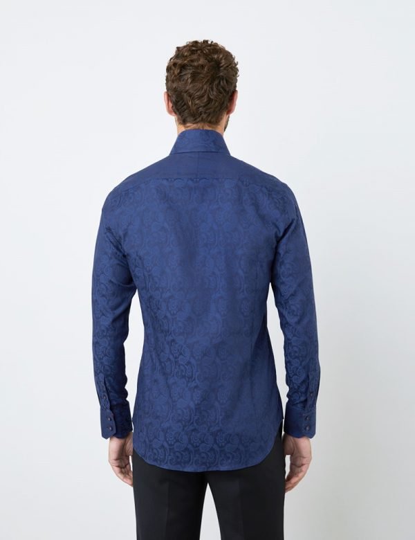 Hawes & Curtis Men Navy York Shirt