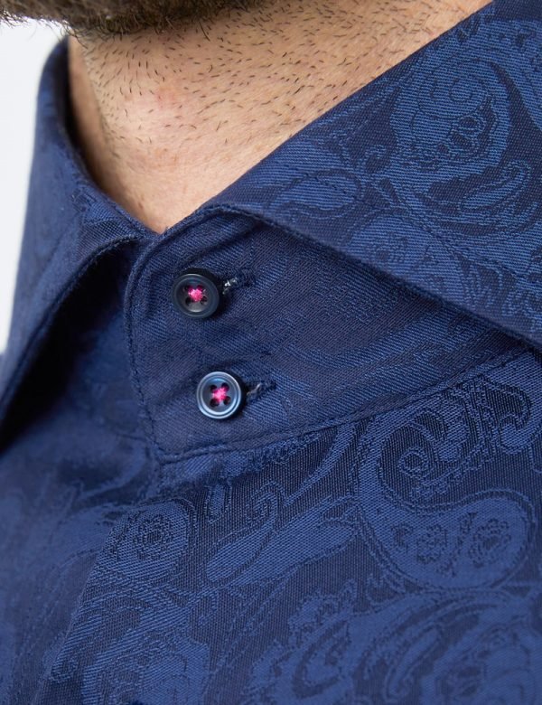 Hawes & Curtis Men Navy York Shirt