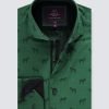 Hawes & Curtis Men Green York Shirt
