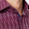 Hawes and Curtis Men Wine & White York