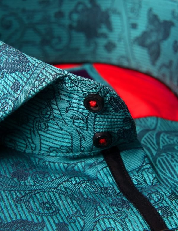 Hawes & Curtis Men Green York Shirt