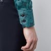Hawes & Curtis Men Green York Shirt