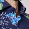 Hawes & Curtis Men Hawaiian Flowers Shirt