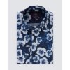 Hawes & Curtis Men Navy & Blue York Shirt