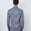 Hawes and Curtis Men York Navy Grey Shirt