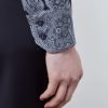 Hawes and Curtis Men York Navy Grey Shirt