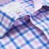 Hawes and Curtis Men Pink & Blue check Shirt