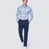 Hawes & Curtis Men Blue & LT Blue York Shirt