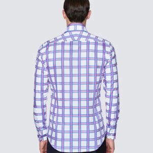 Hawes & Curtis White & Pink York Shirt