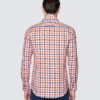 Hawes & Curtis Men Orange Navy Shirt