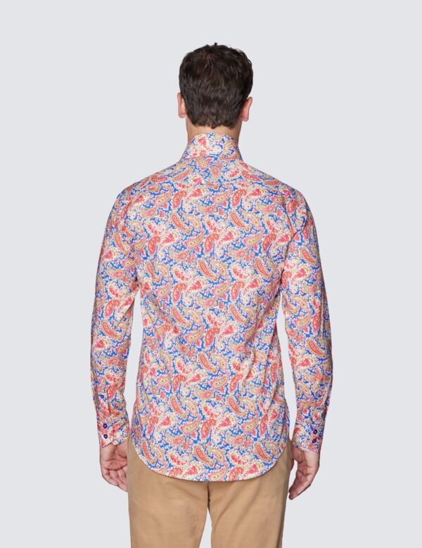 Hawes & Curtis Men York Sunny Floral Paisley Shirt
