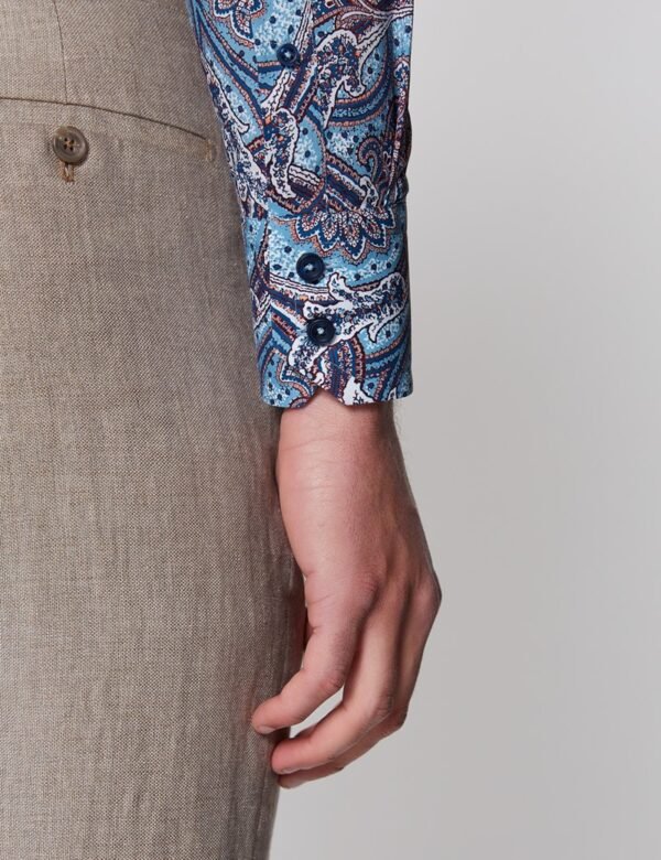 Hawes & Curtis Men York Flower Paisley Shirt