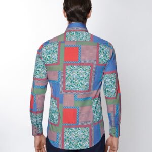 Hawes & Curtis Men York Rustic Patchwork Shirt