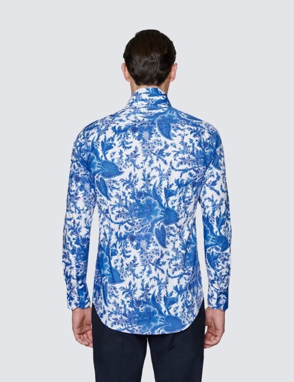 Hawes & Curtis Men York Wide Flowers Field Shirt