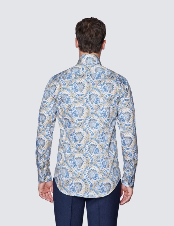 Hawes & Curtis Men York Pranvera Paisley Shirt