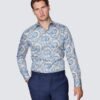 Hawes & Curtis Men York Pranvera Paisley Shirt