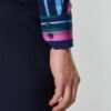 Hawes & Curtis Men York Navy & Pink Shirt
