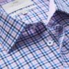 Hawes and Curtis Men Pink & Blue Multi-Colour Shirt