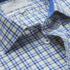Hawes and Curtis Men Yellow & Navy check Shirt