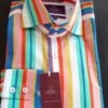 Hawes & Curtis Men York Green & Orange Shirt