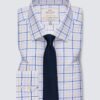 Hawes and Curtis Men James Blue & Yellow Check Shirt