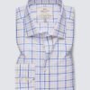 Hawes and Curtis Men James Blue & Yellow Check Shirt
