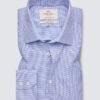 Hawes and Curtis Men James Navy & White Check Shirt