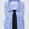 Hawes and Curtis Men Navy & White Dotted Shirt