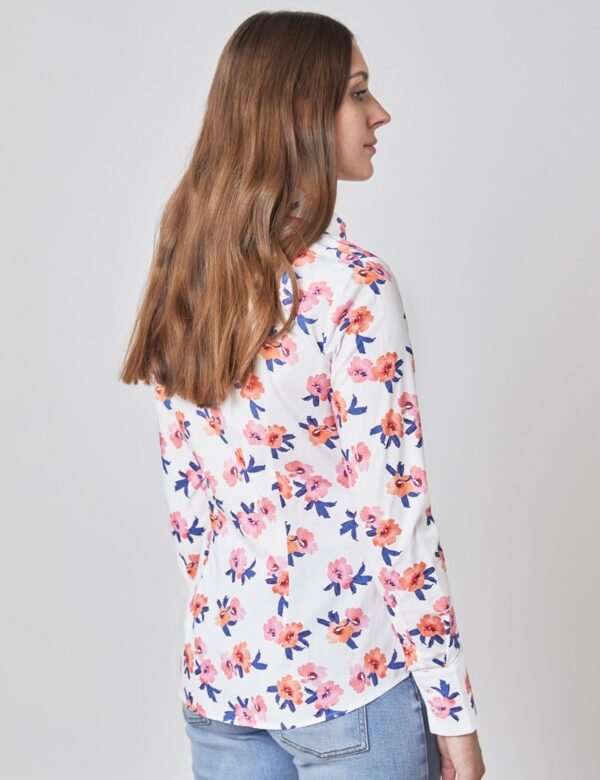 Hawes and Curtis Women Candy Flowers Shirt