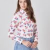Hawes and Curtis Women Candy Flowers Shirt