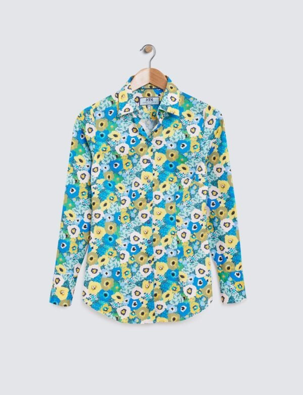 Hawes and Curtis Women Pop Floral Shirt