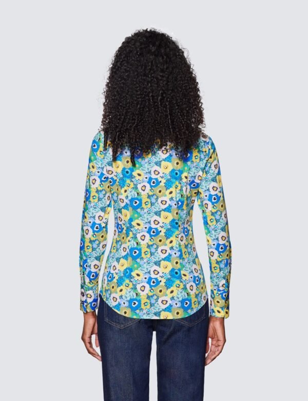 Hawes and Curtis Women Pop Floral Shirt