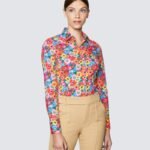 Hawes and Curtis Women Poppy Sketches Shirt