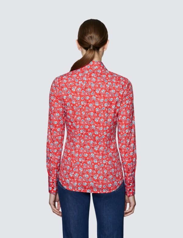 Hawes and Curtis Women Leafy Folks Shirt