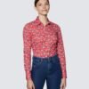 Hawes and Curtis Women Leafy Folks Shirt