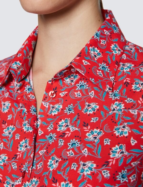 Hawes and Curtis Women Leafy Folks Shirt