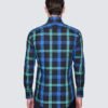 Hawes & Curtis York Black & Green Shirt
