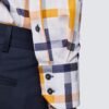 Hawes & Curtis York White & Orange Shirt
