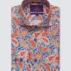 Hawes & Curtis Men York Sunny Floral Paisley Shirt