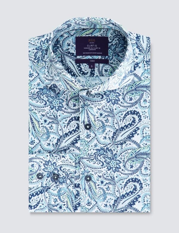 Hawes & Curtis Men York Wide Flower Shirt