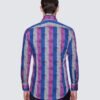 Hawes & Curtis York Blue & Purple Shirt