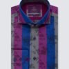 Hawes & Curtis York Blue & Purple Shirt