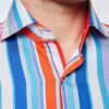 Hawes & Curtis Men York White & Red Stripe Shirt