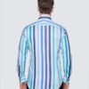 Hawes & Curtis Men York White & Blue Stripe Shirt