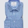 Hawes and Curtis Men Green & Blue Block Shirt