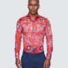 Hawes & Curtis Men York Eric Paisley Patchwork Shirt