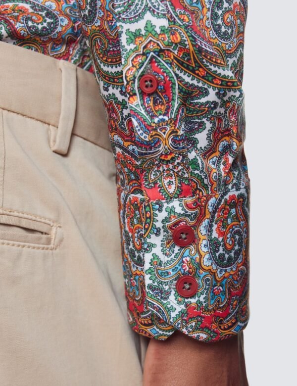 Hawes & Curtis Men York Royal Paisley Shirt